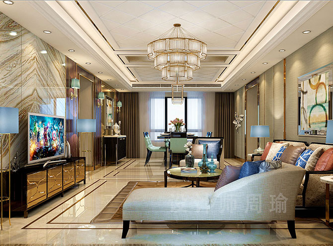 丰满天堂手机网站视频世纪江尚三室两厅168平装修设计效果欣赏